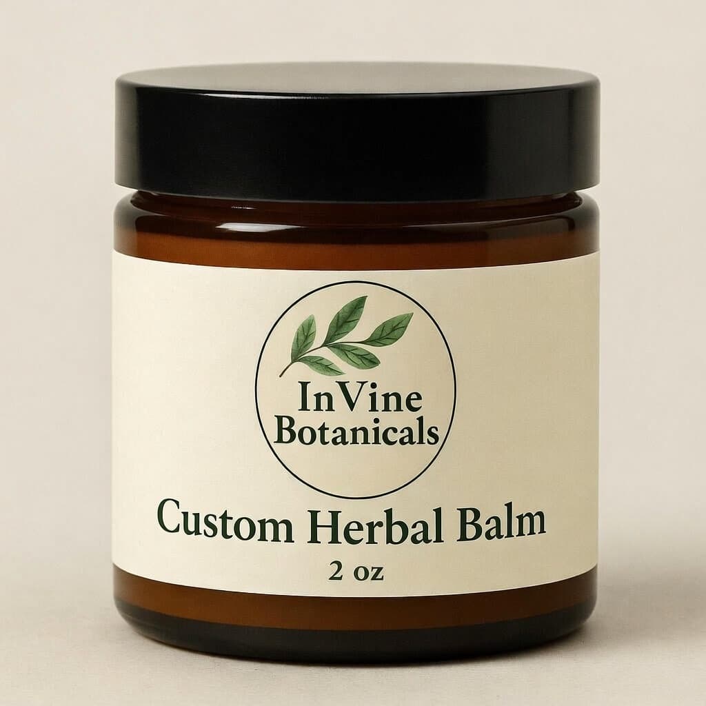 InVine Botanicals custom herbal balm — made to order